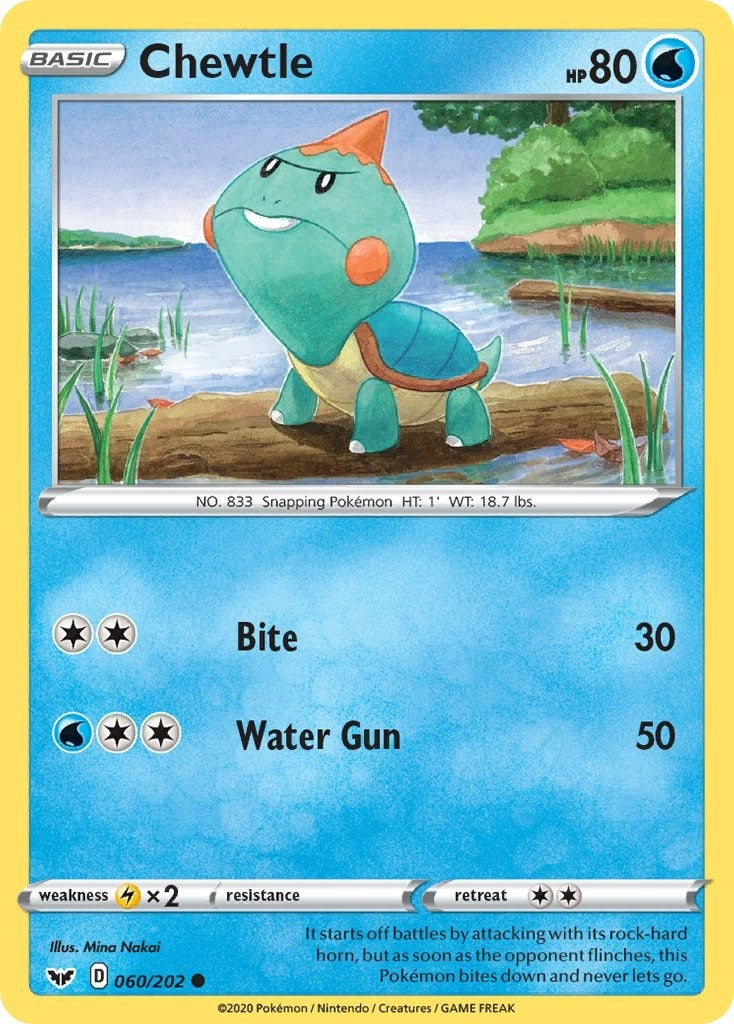 Image for Chewtle (060/202) - Pokemon