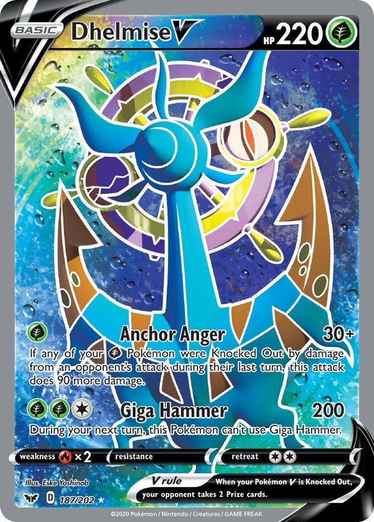 Image for Dhelmise V (Full Art) (187/202) - Pokemon