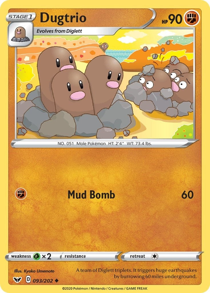 Image for Dugtrio (093/202) - Pokemon