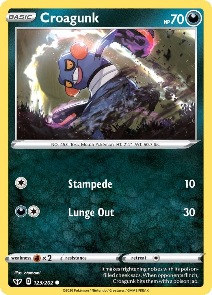 Image for Croagunk (123/202) - Pokemon