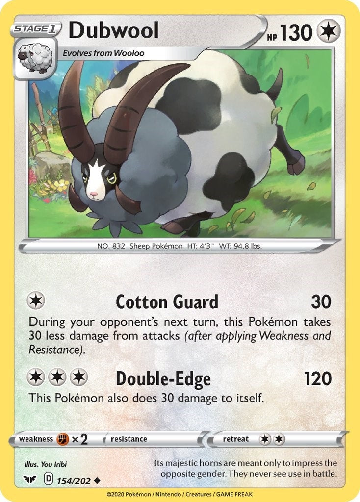 Image for Dubwool (154/202) - Pokemon