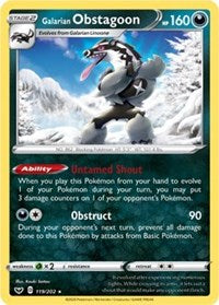 Galarian Obstagoon (119/202)