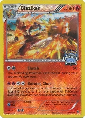 Image for Blaziken - 14/111 (National Championships) (014/111) - Pokemon