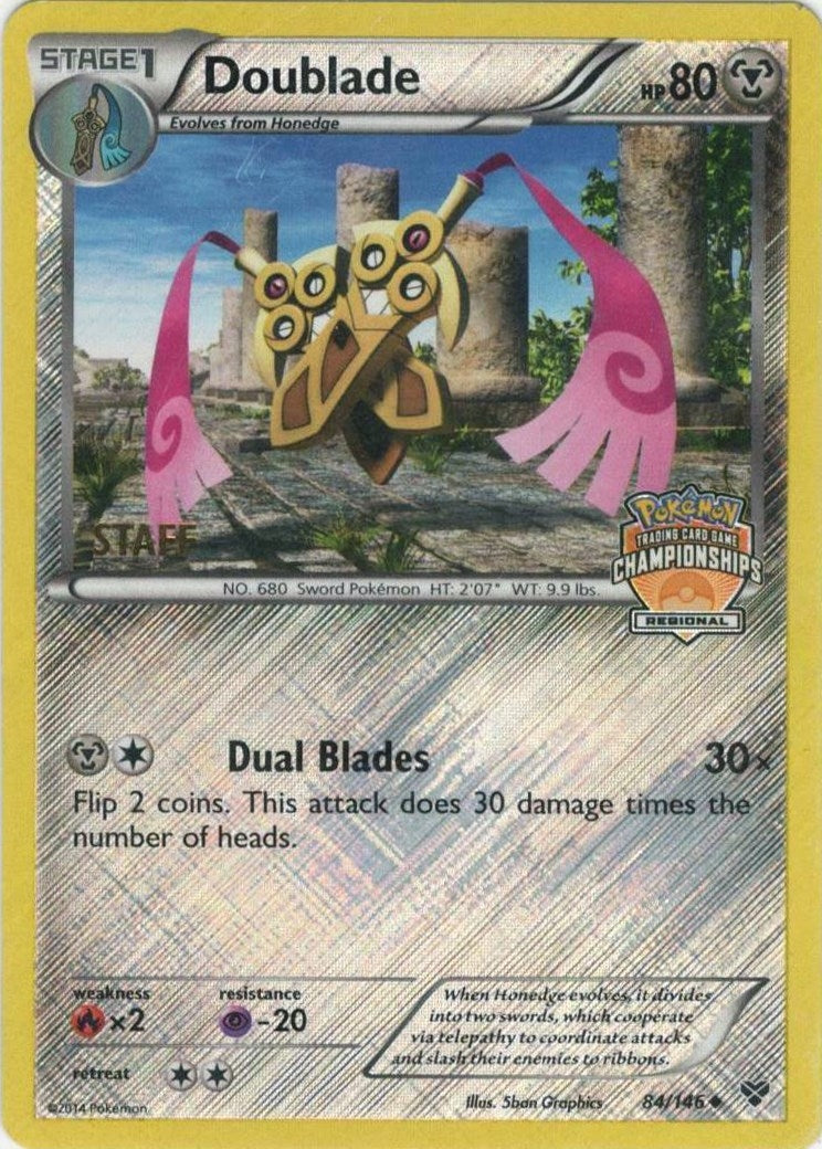 Image for Doublade - 84/146 (Regional Championships) [Staff] (084/146) - Pokemon