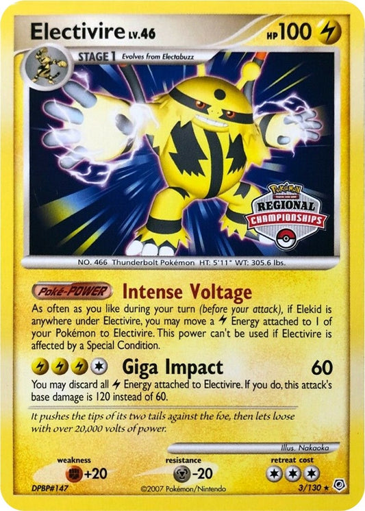 Image for Electivire - 3/130 (Regional Championships) (003/130) - Pokemon
