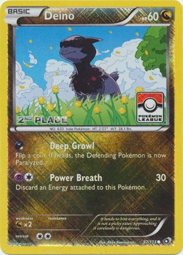 Image for Deino - 97/113 (Pokemon League) [2nd Place] (097/113) - Pokemon