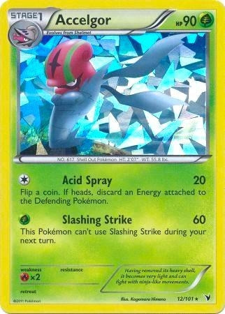 Accelgor - 12/101 (Cracked Ice Holo) (012/101)