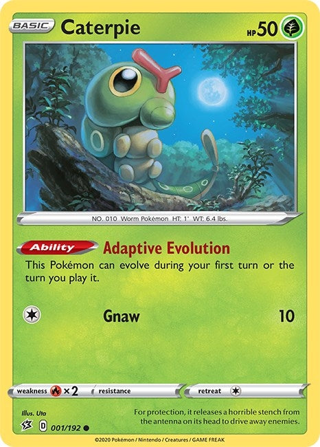 Image for Caterpie (001/192) - Pokemon