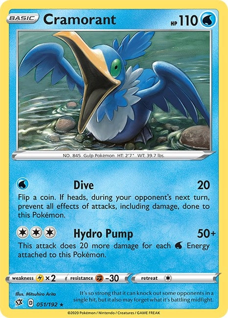 Image for Cramorant (051/192) - Pokemon