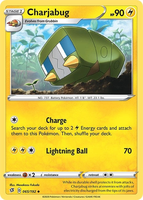 Image for Charjabug (065/192) - Pokemon