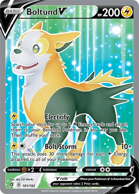 Image for Boltund V (Full Art) (181/192) - Pokemon