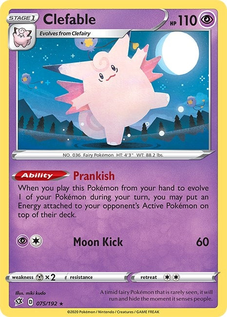Image for Clefable (075/192) - Pokemon