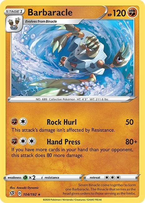Image for Barbaracle (104/192) - Pokemon