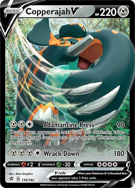 Image for Copperajah V (136/192) - Pokemon