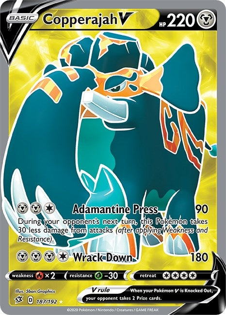 Image for Copperajah V (Full Art) (187/192) - Pokemon