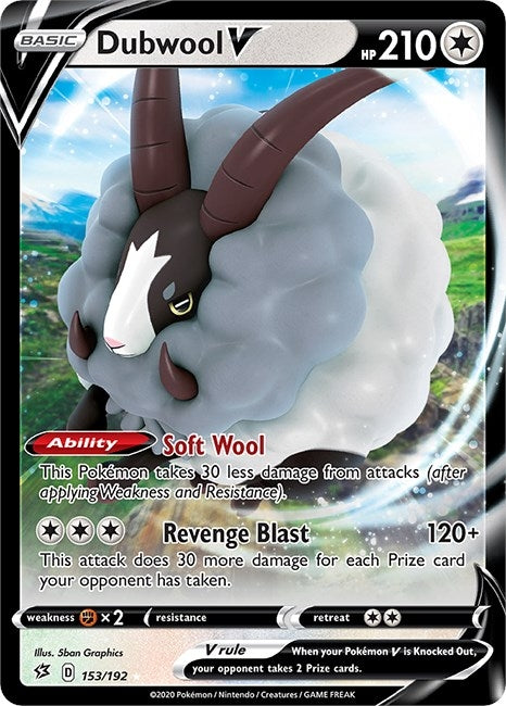 Image for Dubwool V (153/192) - Pokemon
