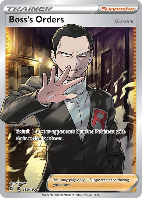 Image for Boss's Orders (Full Art) (189/192) - Pokemon