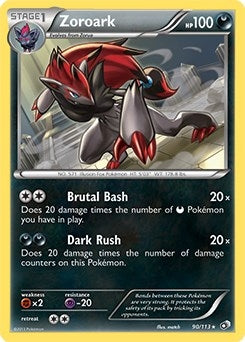 Image for Zoroark (090/113) - Pokemon