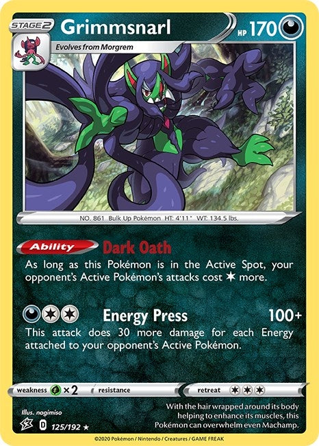 Image for Grimmsnarl - 125/192 (Non-Holo) (125/192) - Pokemon