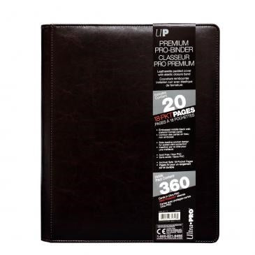 Image for Premium 9-Pocket Cowhide PRO-Binder - Black - Storage Albums