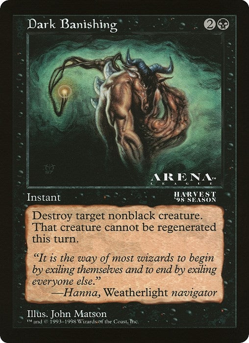 Image for Dark Banishing (Arena League) - Magic: The Gathering
