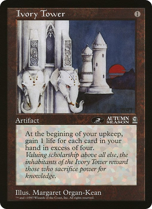 Image for Ivory Tower (2nd Place) (Arena League) - Magic: The Gathering