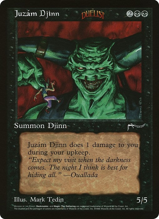 Image for Juzam Djinn (Arena League) - Magic: The Gathering