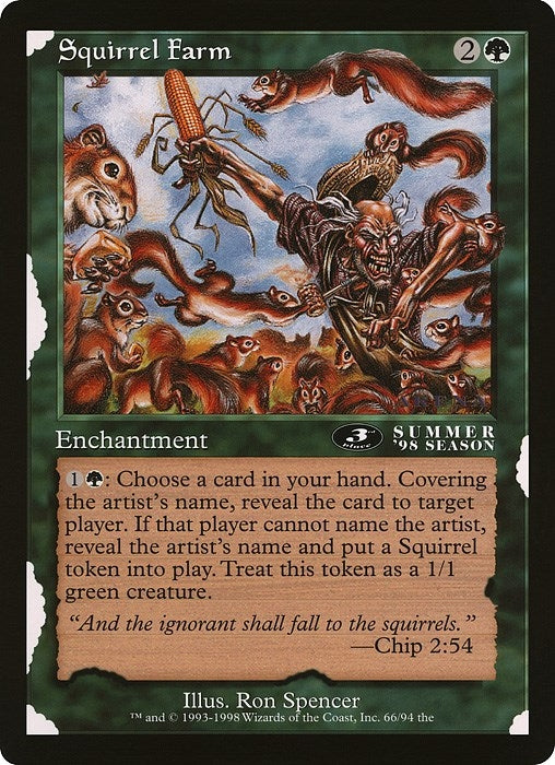 Image for Squirrel Farm (3rd Place) (Arena League) (66) - Magic: The Gathering