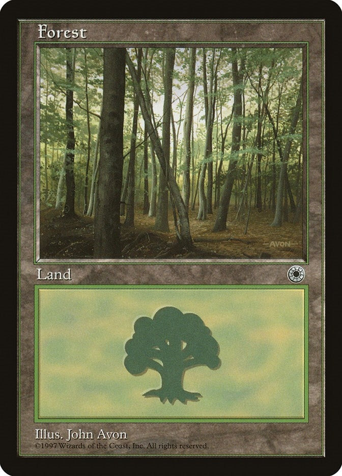 Image for Forest (Slanted Tree) - Magic: The Gathering