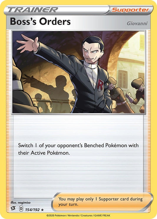Image for Boss's Orders (154/192) - Pokemon