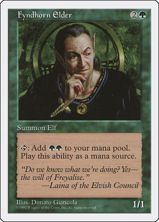 Image for Fyndhorn Elder - Magic: The Gathering