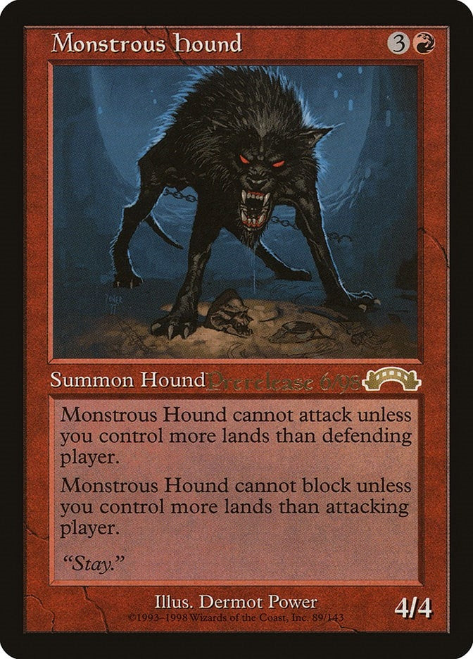 Image for Monstrous Hound (3) - Magic: The Gathering