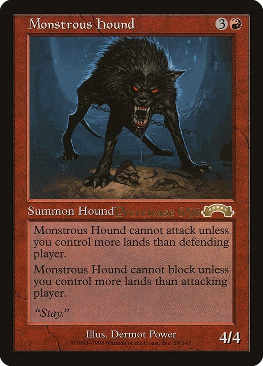Image for Monstrous Hound (3) - Magic: The Gathering