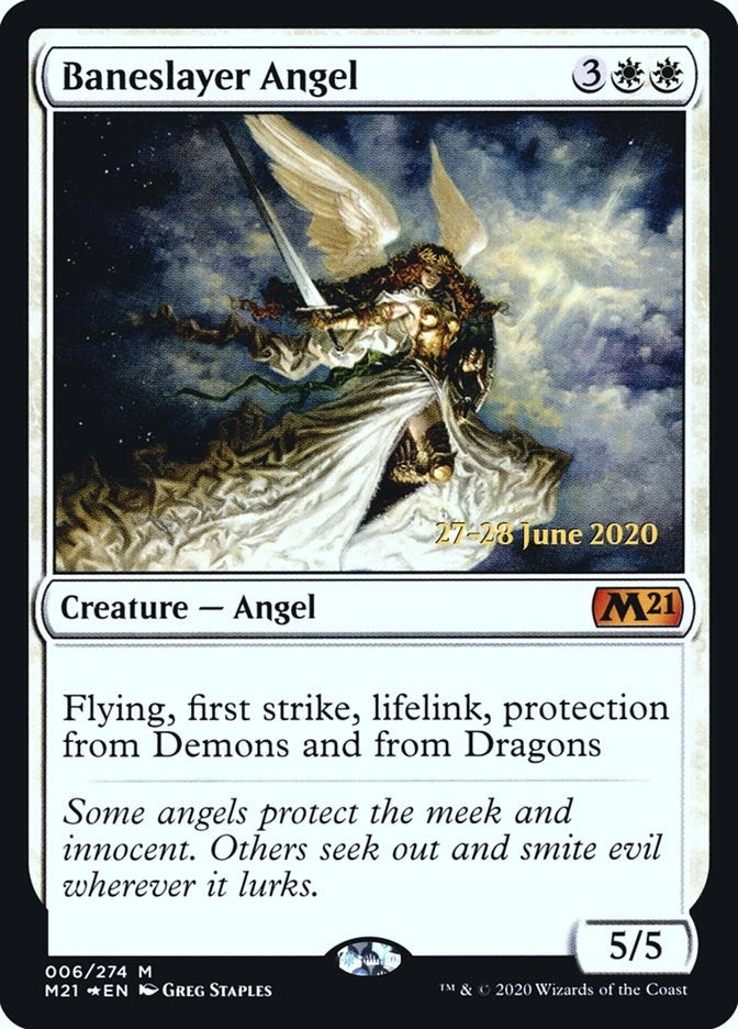 Image for Baneslayer Angel (6) - Magic: The Gathering