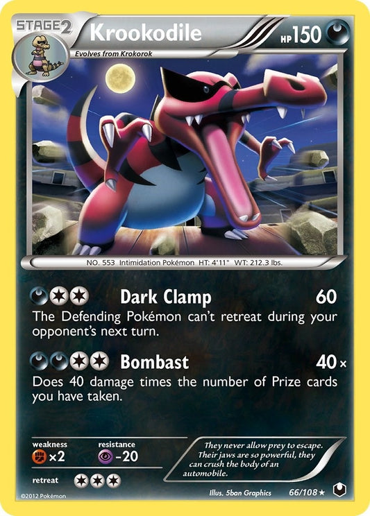 Image for Krookodile (066/108) - Pokemon