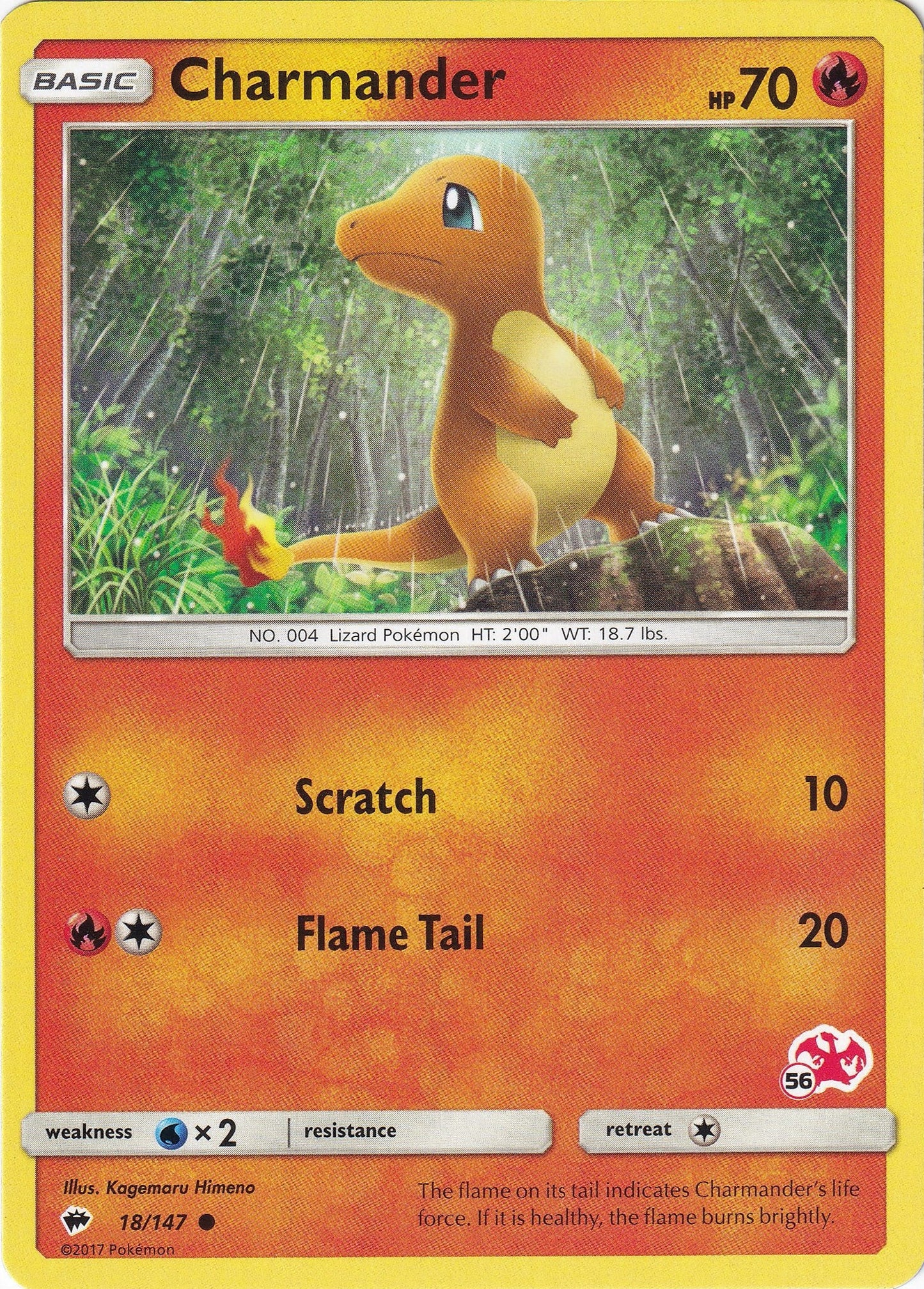Image for Charmander - 18/147 (#56 Charizard Stamped) (018/147) - Pokemon