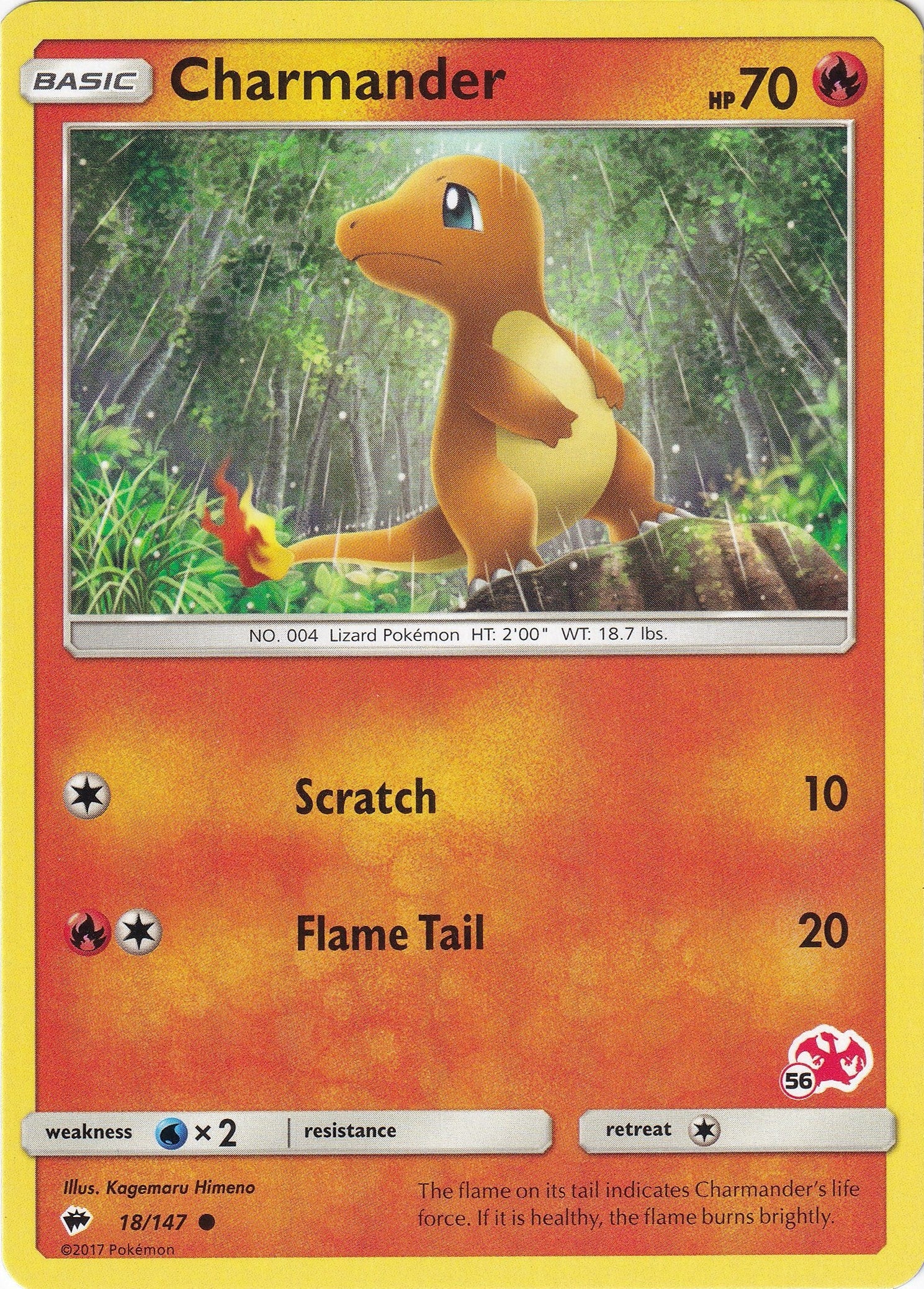 Image for Charmander - 18/147 (#56 Charizard Stamped) (018/147) - Pokemon