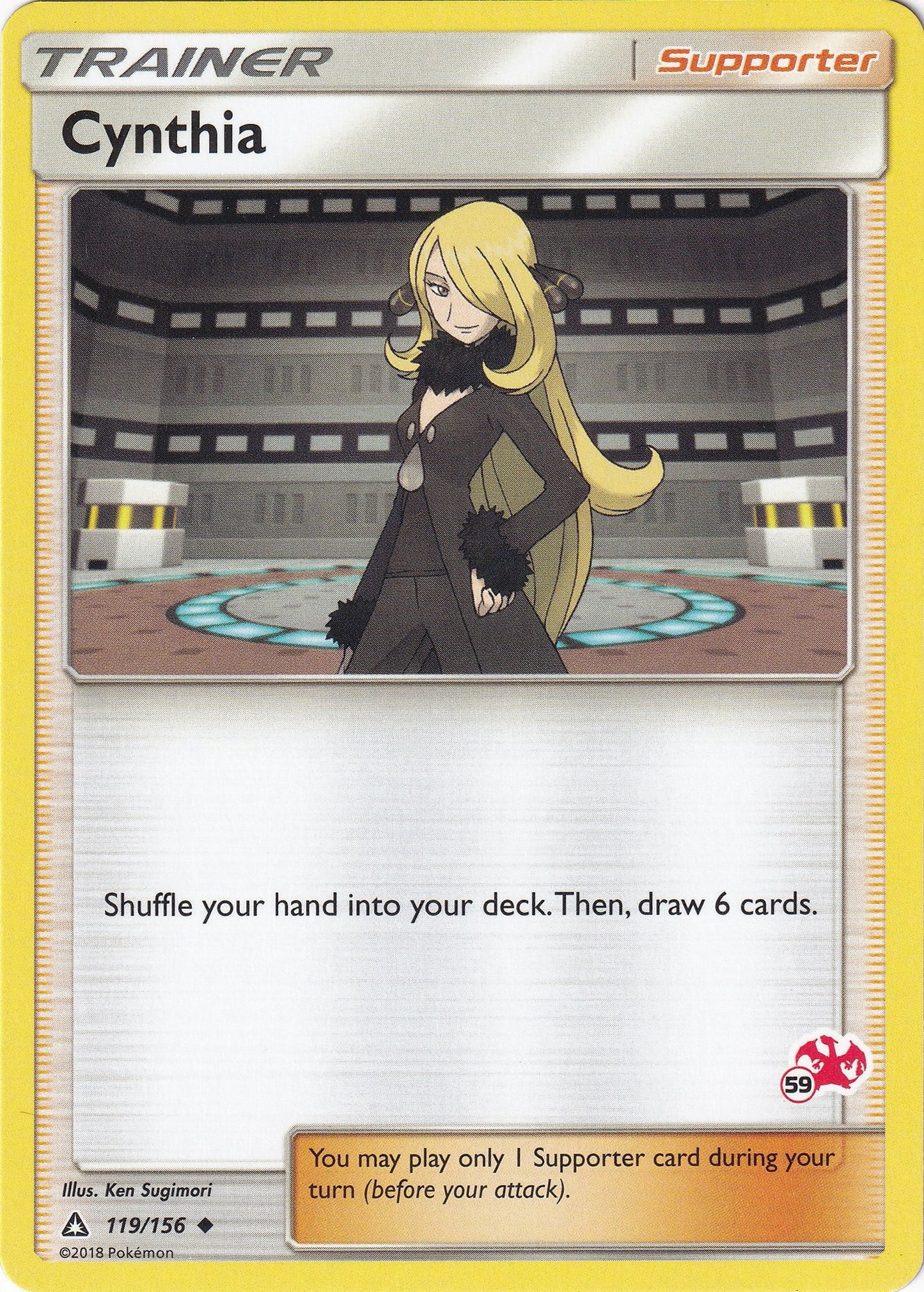 Image for Cynthia - 119/156 (#59 Charizard Stamped) (119/156) - Pokemon