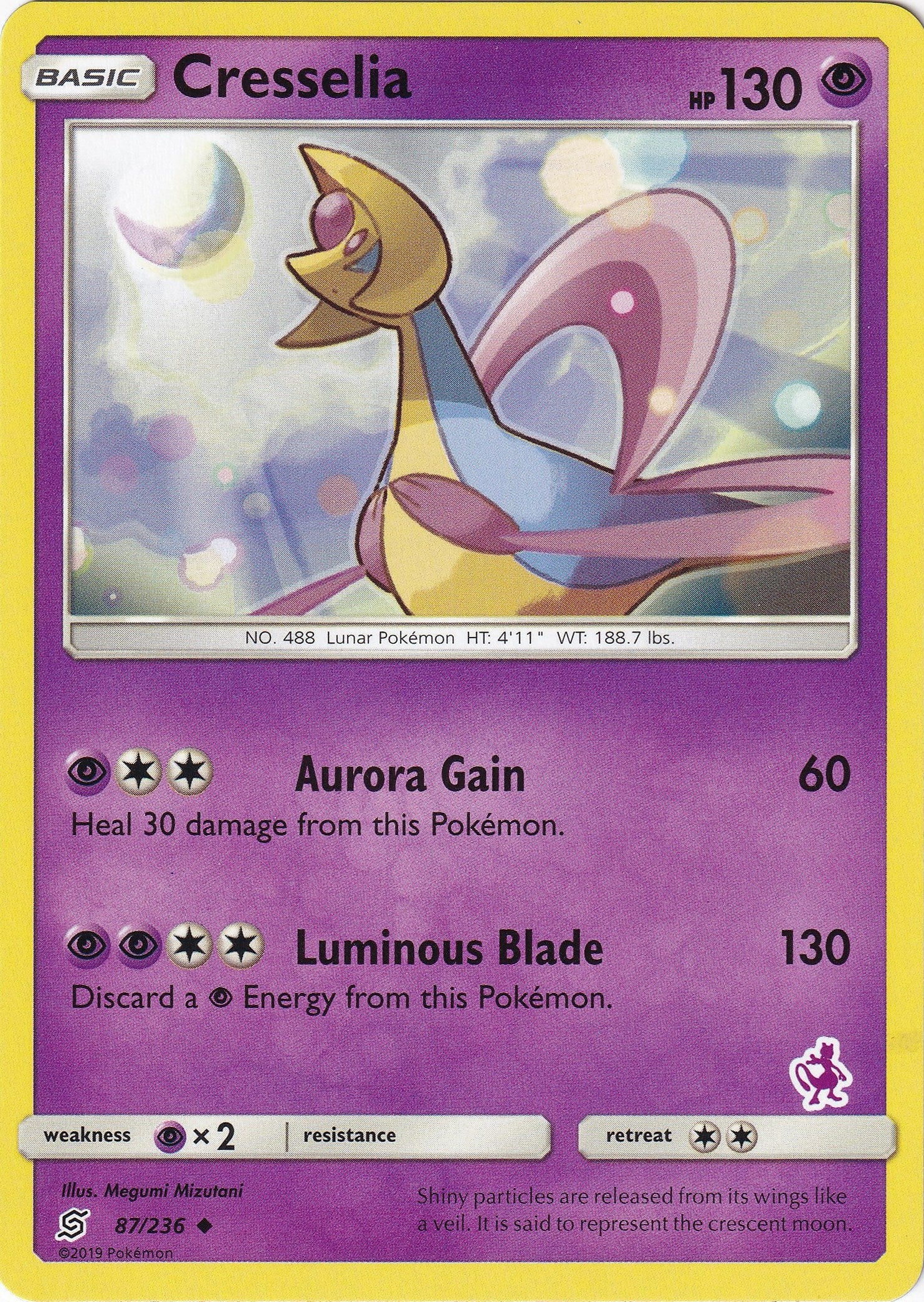 Image for Cresselia - 87/236 (Mewtwo Stamped) (087/236) - Pokemon