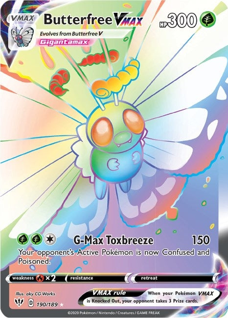 Image for Butterfree VMAX (Secret) (190/189) - Pokemon