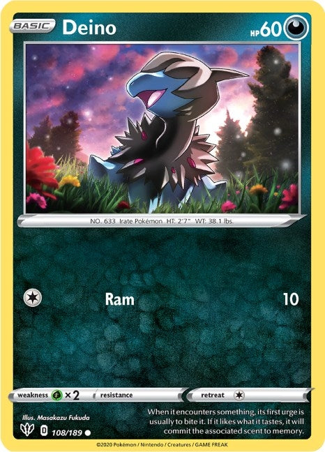 Image for Deino (108/189) - Pokemon