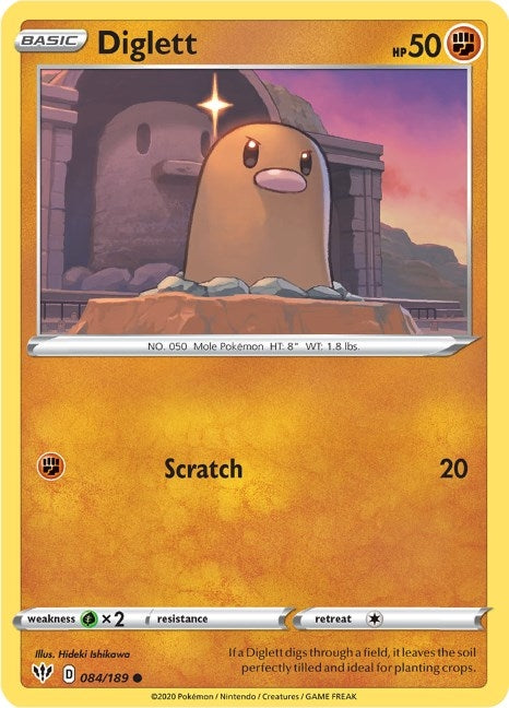 Image for Diglett (084/189) - Pokemon