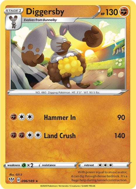 Image for Diggersby (096/189) - Pokemon
