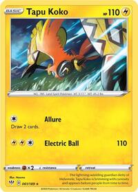 Tapu Koko - 061/189 (Non-Holo) (061/189)