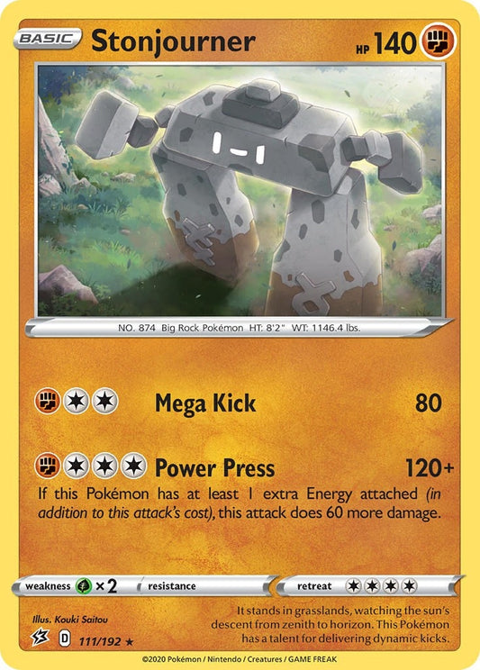 Image for Stonjourner (111/192) - Pokemon