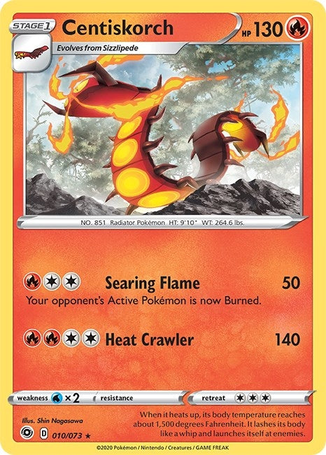 Image for Centiskorch (10/73) - Pokemon