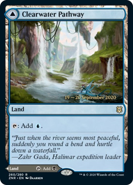 Image for Clearwater Pathway (260) - Magic: The Gathering