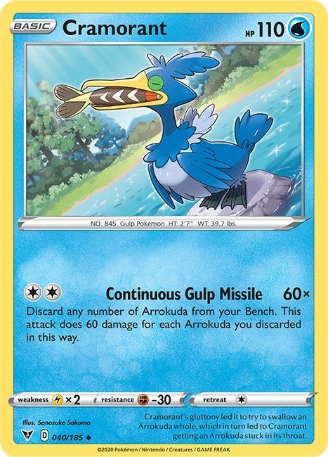 Image for Cramorant (040/185) - Pokemon