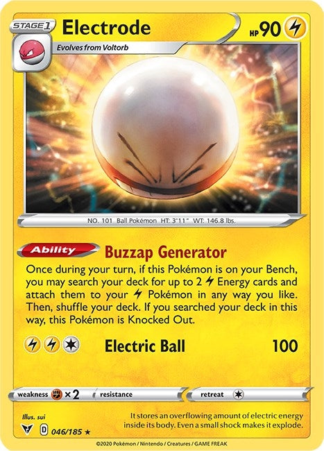 Image for Electrode (046/185) - Pokemon