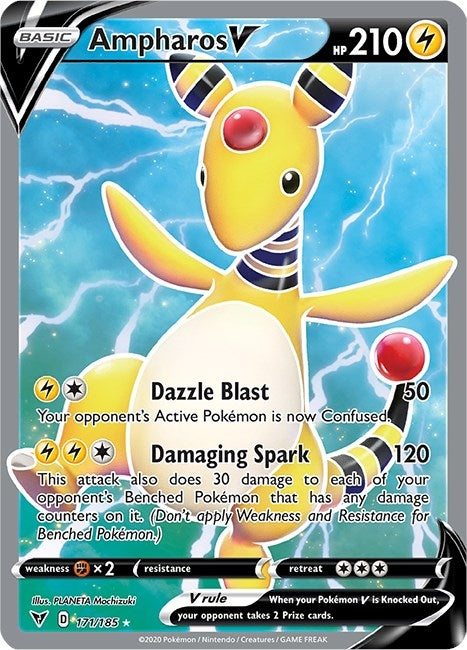 Ampharos V (Full Art) (171/185)